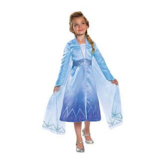 Disney Frozen II Elsa Dress Up 3/4 - Picture 1 of 4